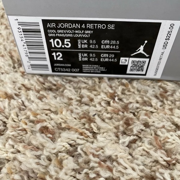 Nike Air Jordan 4 Retro SE 95 Neon - Picture 8 of 8